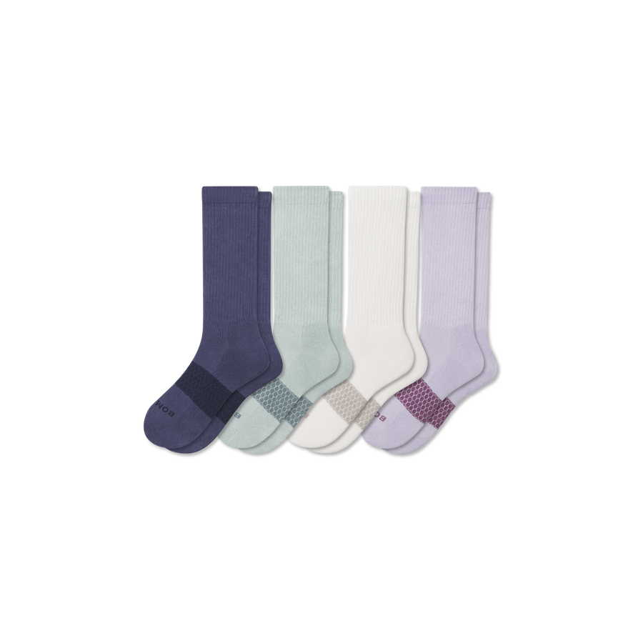 Women's Solids Calf Sock 4-Pack A0