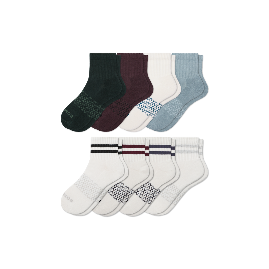 Men's Quarter Sock 8-Pack D6