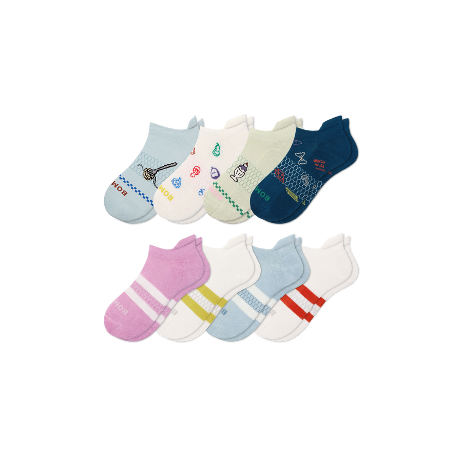 Youth Ankle Sock 8-Pack Y0